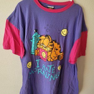 Vintage Garfield 'I Hate Mornings' T-Shirt